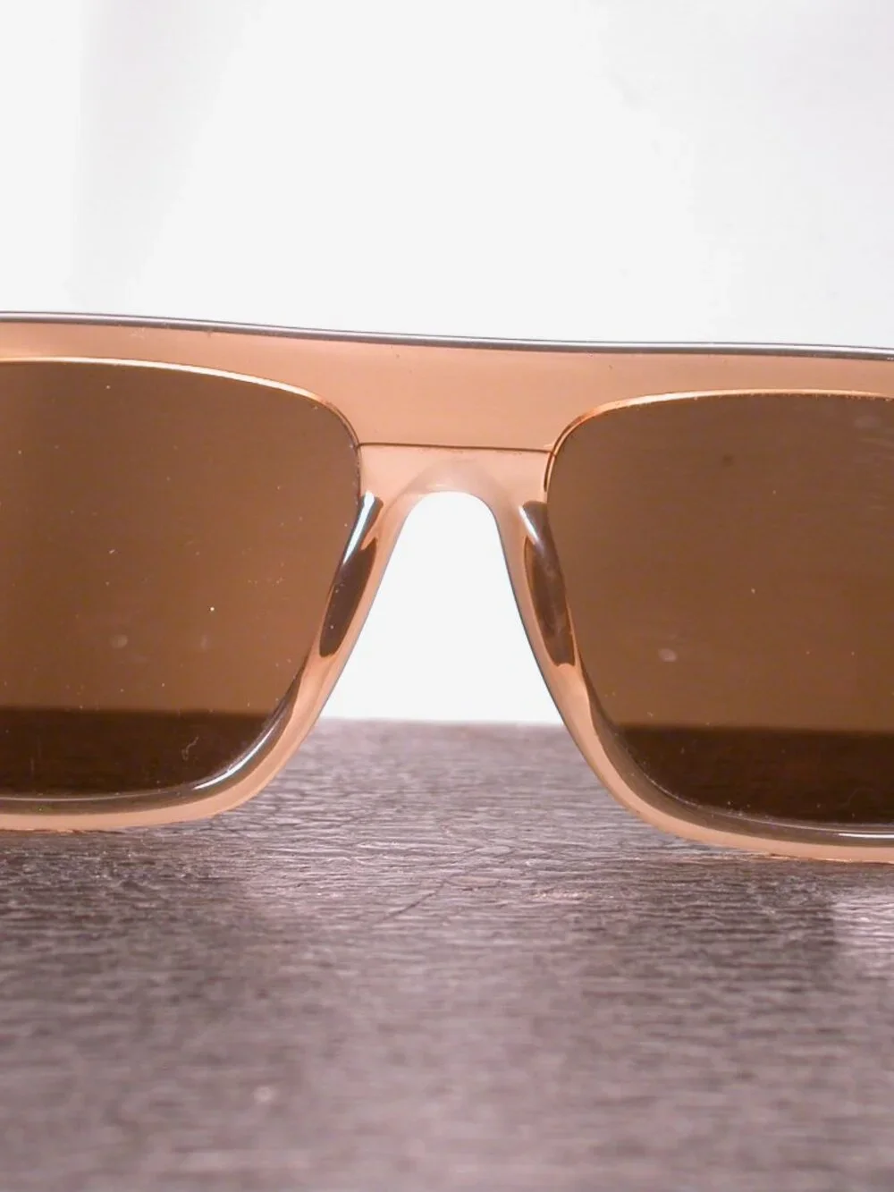 Authentic Colab Amber Clear Bold Sporty Sunglasses